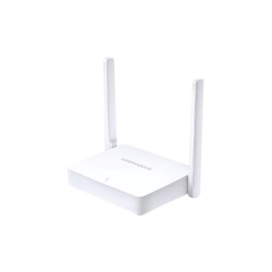 Mercusys MW301R Router Inalambrico WISP N 2.4 GHz de 300 Mbps 1 puerto WAN 10/100 Mbps 2 puertos LAN 10/100 Mbps version con 2 antenas de 5 dBi