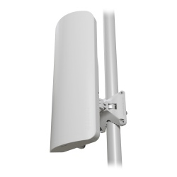 MIKROTIK L22UGS-5HAXD2HAXD-15S (mANTBox ax 15s) Punto de Acceso Sectorial de 120°/ WiFi 6 Doble Banda 2.4Ghz y 5Ghz/Antena Integrada 15 dBi/Con 1 Puerto Ethernet PoE In + 1 puerto SFP 2.5Gbps