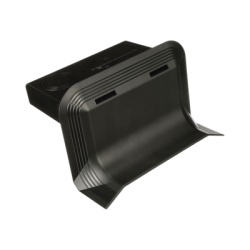 PANDUIT AFR4WTRBL Accesorio de Conexion a Pared Para Uso con Canaleta de Piso AFR4BCBL6 Material PVC Rigido Color Negro
