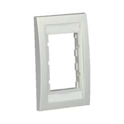 PANDUIT CBEIWY Marco de Placa Frontal Ejecutiva Para Dos Insertos de 1/2 o Tres Insertos de 1/3 Color Blanco Mate