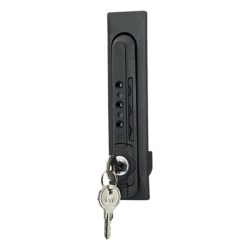 PANDUIT CCL3 Chapa de Combinacion de 3 Digitos con Llave Compatible con Gabinetes Tipo N Tipo S y Tipo D de Panduit Color Negro