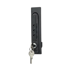 PANDUIT CCL3 Chapa de Combinacion de 3 Digitos con Llave Compatible con Gabinetes Tipo N Tipo S y Tipo D de Panduit Color Negro
