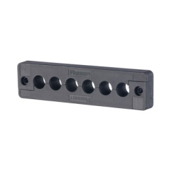 PANDUIT CEST2-A6 Pasacables de 6 Orificios en Linea 4.41" X 0.67" IP65 para Cables Terminados Color Negro