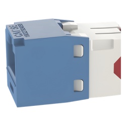 PANDUIT CJ5E88TGBU Conector Jack RJ45 Estilo TG Mini-Com Categoria 5e de 8 Posiciones y 8 Cables Color Azul
