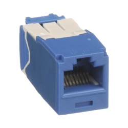 PANDUIT CJ6X88TGBU Conector Jack RJ45 Estilo TG Mini-Com Categoria 6A de 8 Posiciones y 8 Cables Color Azul