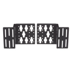 PANDUIT CVPDUB Kit de Soportes Para Instalacion de PDUs Verticales en Racks de 4 Postes de Panduit Color Negro