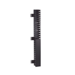 PANDUIT CWMPV2340 Organizador Vertical IN-Cabinet Sencillo (Solo Frontal) Para Uso Con Gabinetes Panduit Montaje Frontal en Riel de Rack 40 UR 2.25 in de Ancho Color Negro