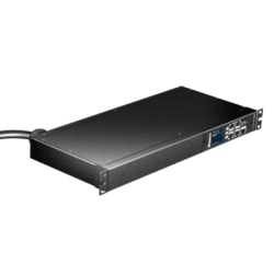 PANDUIT E08D09M PDU Monitoreable Horizontal / 8 Salidas 5-20R / Entrada NEMA 5-15P / 120 Vca / 15 A / 1UR 19 in