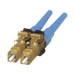 PANDUIT FLCDSCBUY Conector de Fibra Optica LC Duplex OptiCam Monomodo 9/125 OS2 Pre-pulido Color Azul