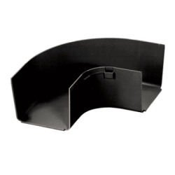 PANDUIT FRRA4X4BL Angulo Recto a 90Âº Horizontal Para Canaletas FiberRunner? 4X4 Color Negro