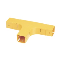PANDUIT FT2X2LYL Accesorio en T Horizontal Con Angulos a 90Âº Para Canaletas FiberRunner? 2X2 Color Amarillo