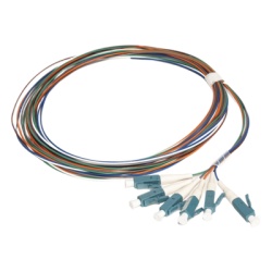 PANDUIT FX6BN1NNNSZM001 Kit de 6 Pigtails con Conector LC Multimodo 50/125 OM3 900um de 1 Metro (3.28 Pies)