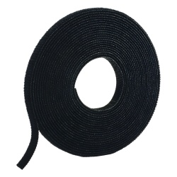 PANDUIT HLS-75R0 Rollo de Cinta de Contacto de 75 Pies (22.9m) de Largo 19.1 mm de Ancho Color Negro