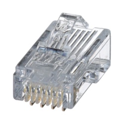 PANDUIT MP588-C Plug RJ45 Cat5e Para Cable UTP de Calibres 24-26 AWG Chapado en Oro de 50 Micras Paquete de 100 Piezas