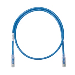 PANDUIT NK6PC25BUY Cable de Parcheo UTP Categoria 6 con Plug Modular en Cada Extremo - 7.62 Metros (25 Pies) - Azul