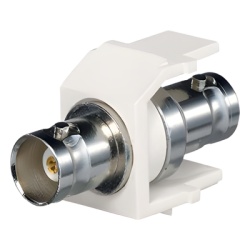 PANDUIT NKBNCMWHY Modulo Acoplador Coaxial Tipo BNC Keystone de 50 Ohms Color Blanco