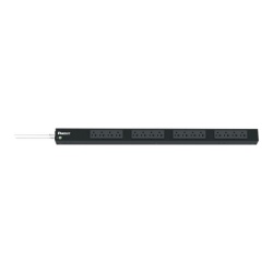 PANDUIT P16B07M PDU Basico para Distribucion de Energia Enchufe de Entrada NEMA 5-20P Con 16 Contactos NEMA 5-20R de Instalacion Vertical 20 Amp 120 Vca