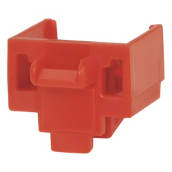 PANDUIT PSL-DCJB Kit de 10 Dispositivos para Bloquear Puertos Jack RJ45 Color Rojo Incluye Llave de Extraccion