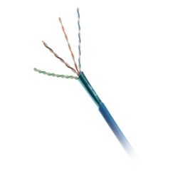 PANDUIT PUP6AS04BU-GZ Bobina de Cable UTP de 4 Pares Cat6A 23 AWG CMP (Plenum) Color Azul 305 Metros (1000 Pies)