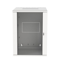 PANDUIT PZWMC1830WH Gabinete PanZone de Montaje en Pared de 19in Puerta con Ventana de Seguridad 18 UR 762mm de Profundidad Color Blanco