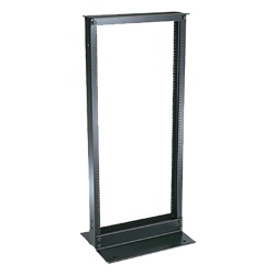 PANDUIT R2P48 Rack de Dos Postes Estandar de 19 in Rieles Numerados y Roscados #12-24 Fabricado en Aluminio 24 Unidades de Rack Color Negro