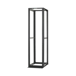PANDUIT R4P Rack de Cuatro Postes Estandar de 19" Rieles Numerados y Roscados #12-24 Profundidad Maxima de 30 in 45 Unidades de Rack Color Negro