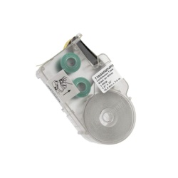 PANDUIT T100X000VPC-BK Casete de Etiquetas de Vinilo de Cinta Continua Color Negro Sobre Blanco Uso Interior/Exterior 25.4 mm de Ancho x 7.6 Metros de Largo (24.93 Pies)