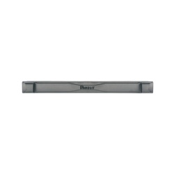 PANDUIT TLBP1S-V Tapa Ciega Estandar de 19in Compatible con Racks con Rieles de Orificio Cuadrado Instalacion sin Herramienta Plano 1 UR Color Negro