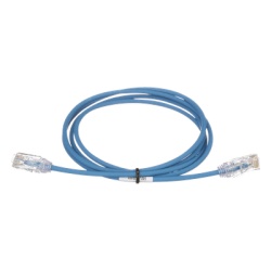 PANDUIT UTP28SP15BU Cable de Parcheo TX6 UTP Cat6 Diametro Reducido (28AWG) Color Azul 4.57 Metros (15 Pies)