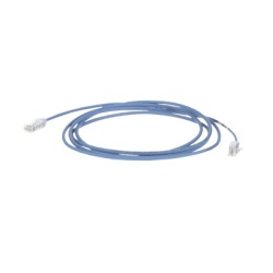 PANDUIT UTP28SP45BU Cable de Parcheo TX6 UTP Cat6 Diametro Reducido (28AWG) Color Azul 13.72 Metros (45 Pies)