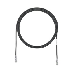 PANDUIT UTP28SP6BL Cable de Parcheo TX6 UTP Cat6 Diametro Reducido (28AWG) Color Negro 1.83 Metros (6 Pies)