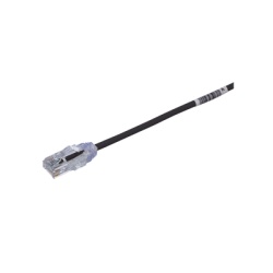 PANDUIT UTP28SP6INBL Cable de Parcheo TX6 UTP Cat6 Diametro Reducido (28AWG) Color Negro 15.2 cm (6 pulgadas)