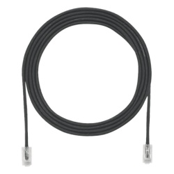 PANDUIT UTP28X3BL Cable de Parcheo UTP Cat6A CM/LSZH Diametro Reducido (28AWG) Color Negro 0.91 Metros (3 Pies)