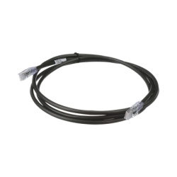 PANDUIT UTP6AX3BL Cable de Parcheo UTP Cat6A 24 AWG CM Color Negro 0.91 Metros (3 Pies)