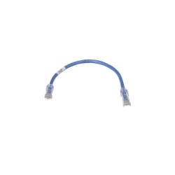 PANDUIT UTPSP1BUY Cable de Parcheo TX6 UTP Cat6 24 AWG CM Color Azul 0.3 Metros (1 Pie)