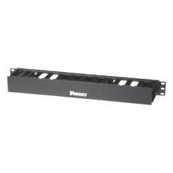 PANDUIT WMPFSE Organizador de Cables Horizontal PatchLink Sencillo (Solo Frontal) Para Rack de 19in 1UR