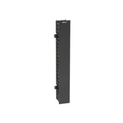 PANDUIT WMPVF22E Organizador Vertical NetRunner Sencillo (Solo Frontal) Para Rack Abierto de 22 Unidades 4.9 in de Ancho Color Negro