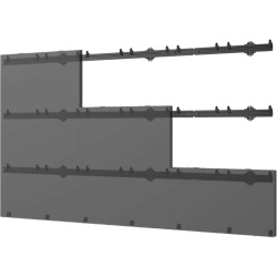 PEERLESS LEDUNVS-6X6 Sistema de Montaje Universal para paneles LED dvLED / SEAMLESS Connect / 6x6 Paneles / Capacidad (409.1 kg) / Aluminio / Ajuste de Precision / Hasta 162" 3.60 x 2.03 m - Img 2