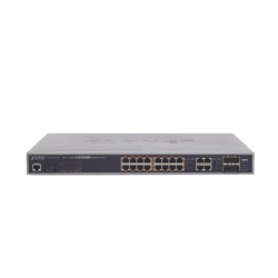 PLANET GS-4210-16UP4C Switch administrable L2 16 puertos 10/100/1000T Ultra PoE + 4 puertos Gigabit Combo TP/SFP