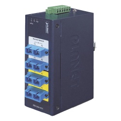 PLANET IFB-244-MSC Switch Industrial Bypass de Fibra Optica Multimodo con Conector SC de 2 Canales