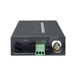 PLANET VF-106G-KIT Kit Convertidor de Medios de Video Sobre Fibra Gigabit WDM-SC Monomodo a 20 km Tipo de Video AHD/TVI/CVI/CVBS