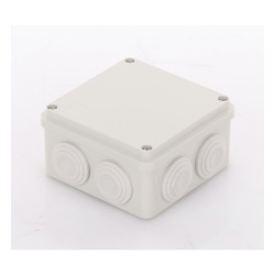 PRECISION PST-1010-ER Caja Derivacion-Conexion de Plastico (100 X 100 X 54 mm) con 7 Glandulas de Goma. Para Instalaciones Comerciales Residenciales e Industriales. Incluye Tornilleria para su Tapa. - Img 2