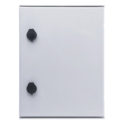PRECISION PST-3040-20P Gabinete de Poliester IP65 Uso en Intemperie (300 x 400 x 200 mm) con Placa Trasera Interior de Plastico (Incluye Chapa y Llave).