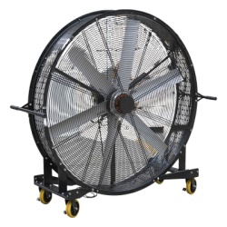 PRECISION PST-E02-002 Ventilador Industrial Movil Ultra Silencioso de 1.5 m y 127 Vca Ideal para Almacenes Hangares Lineas de Produccion Gimnasios