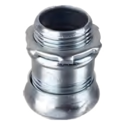 PRECISION PST-ES-601S Conector de Compresion de Acero Galvanizado para Pared Delgada de 1/2" ( 13 mm).