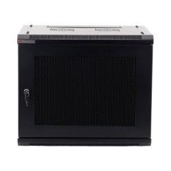 PRECISION PSTC-09-645BDP Gabinete PRECISION Con Puerta Perforada de 19in 9UR 450mm de Profundidad Color Negro