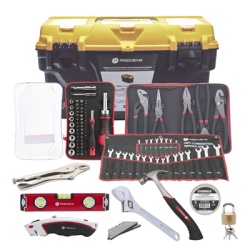 PRECISION TOOL-SET-004 Juego de Herramientas Multitareas con caja para su facil manejo.