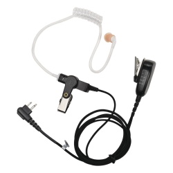 PRYME SPM-1303-BF MICROFONO DE SOLAPA CON AUDIFONO DISCRETO CON CABLE D/FIBRA TRENZADA ULTRA RESISTENTE P/ HYT TC-500/ 518/ 600/ 610/ 620/ 700/ 1600/ 70EX. MOTOROLA GP300/ SP50/ P1225/ PRO3150/ EP450/