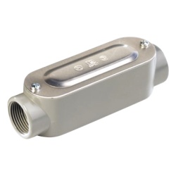 RAWELT OC-2625C Caja oval roscada tipo C de 1 1/4" (31.8 mm) Incluye tapa y tornillos.