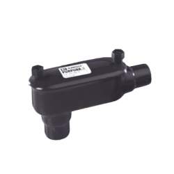 RAWELT OLB-0078-PC Caja Ovalada tipo LB con Recubrimiento Exterior de PVC de 1 1/2" (38 mm).